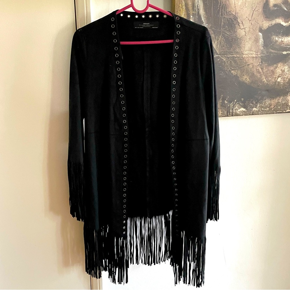 Black suede Jacket